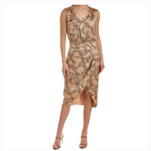 Black Halo Dresses & Skirts - Black Halo Renata Print Sleeveless Keyhole Cutout Sheath Dress